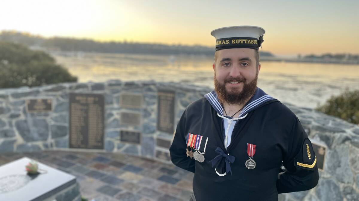 Connor May, HMAS Kuttabul. Picture by James Parker