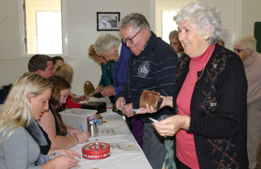 Historic Brogo Hall was full to the brim last Friday for the community's annual Biggest Morning Tea which raised more than $2200 for the Cancer Council NSW.