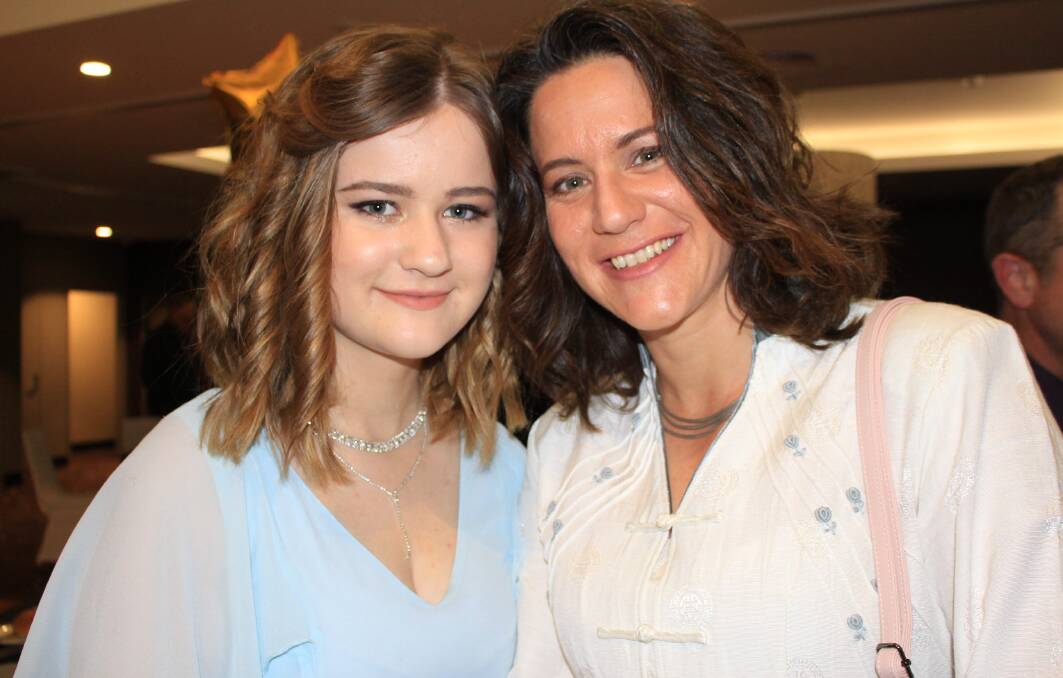 Seraina Elia and her mother Lorea at the Lumen Year 12 formal in November.