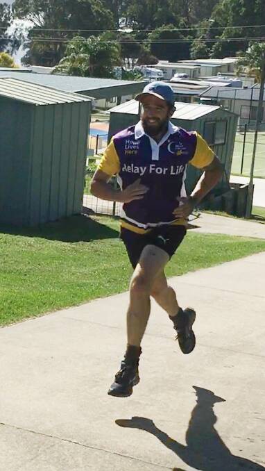Marcus Shaw will be running the 100km stretch from Bermagui to Batemans Bay to raise funds Cancer Council NSW.  