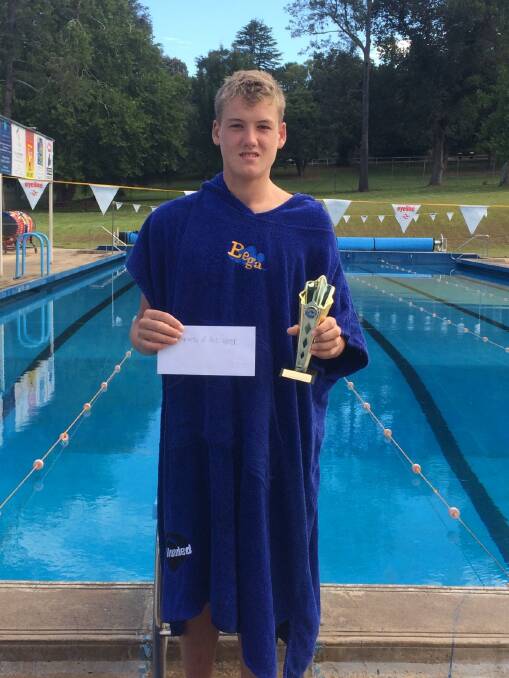 Swimmer of the week Jim Campbell.