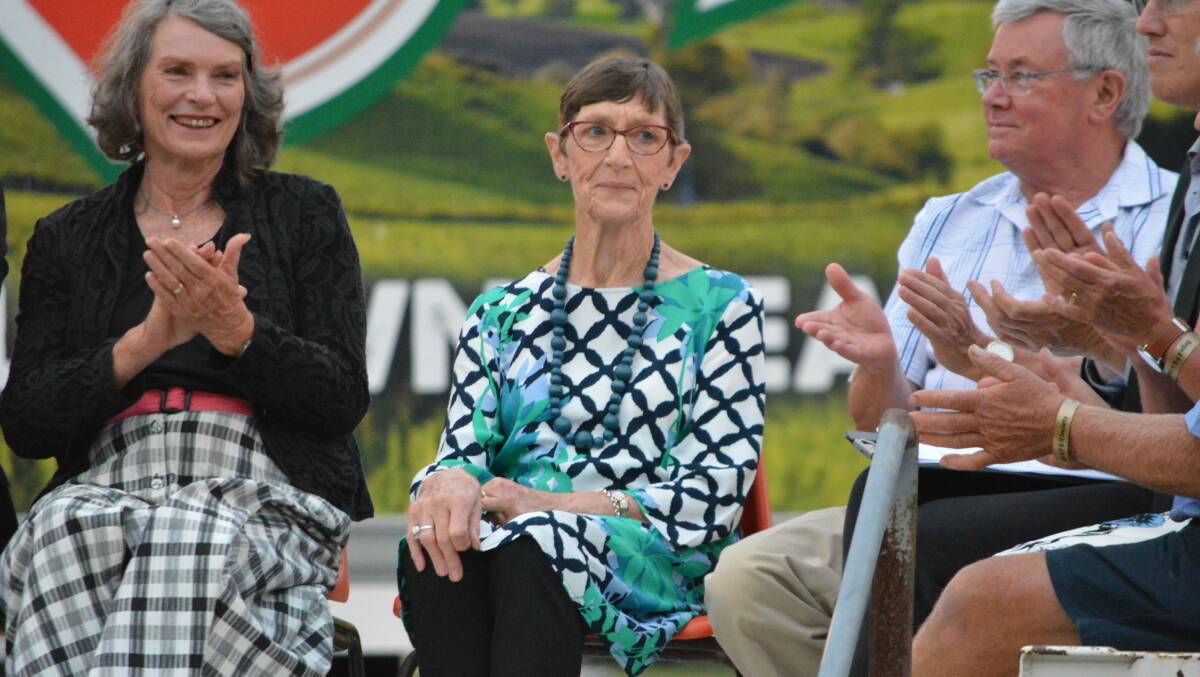 LIVING LEGEND: Gardening guru Margaret Sirl was a special guest of honour at Friday night's official opening of the Bega Show. Photo: Ben Smyth