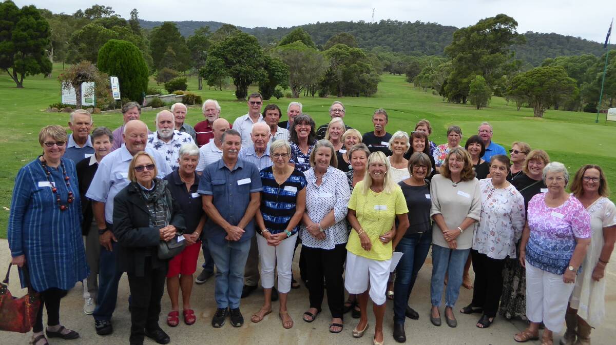 On Monday, 40 retired staff of Bega High School, including two ex-principals, Pam Wellham and Jenne Gardner, met at Bega Country Club to have a good old chin-wag.