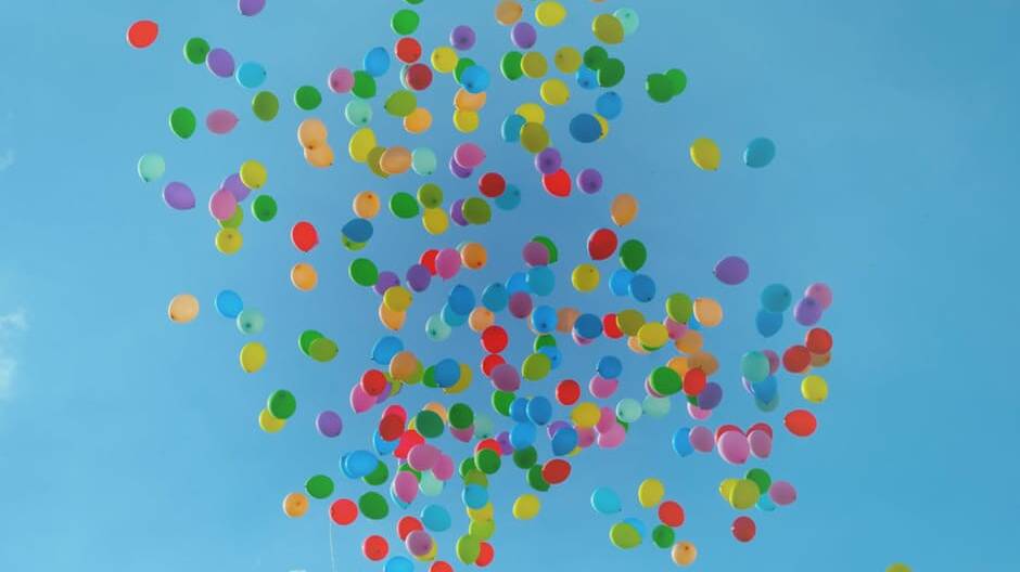 Bubbles, bunting colourful alternatives to helium balloons