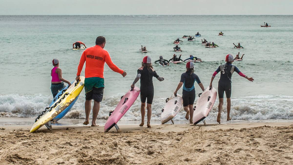 Nippers were out in big numbers at the Tathra Surf Life Saving Club on Sunday morning.  Photo: Toni Ward, DoubleTake Photography