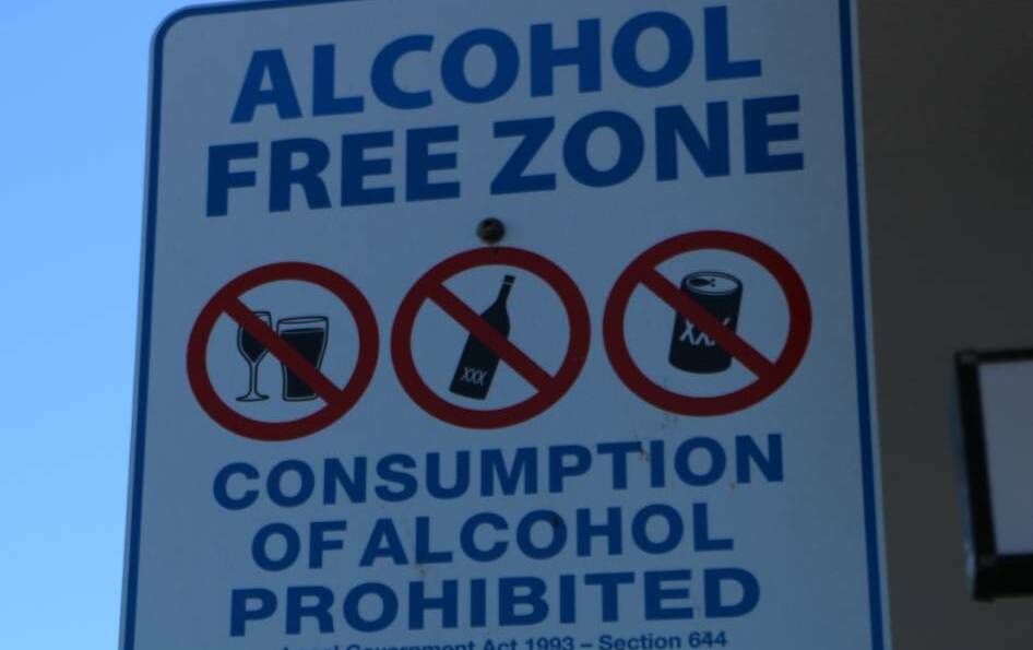 Alcohol-free zone proposed for Bega