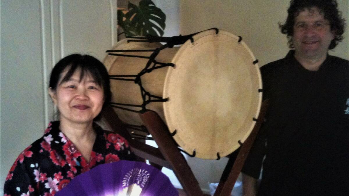 Artist Reiko Healy and taiko drummer David Hewitt will open the annual Sakura exhibition at Spiral Gallery on Friday night.