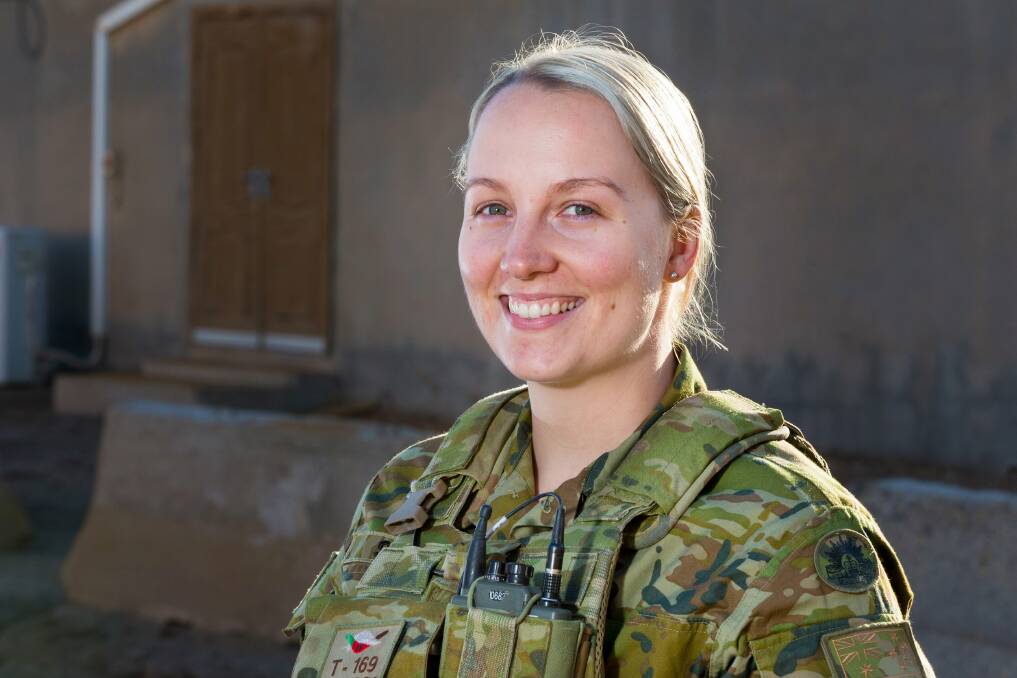 Corporal Kelly Squires grew up in the Bega Valley and is now a Corporal in the Australian Army.