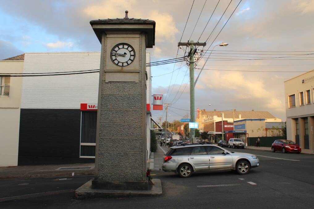 RED LIGHT: The Dr Evershed Memorial Clock Tower is a continuing focus for the Bega community given the council's decision to relocate it.