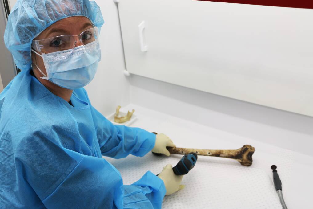 Dr Ward is determined to identify 500 sets of human remains that are in storage across the country.