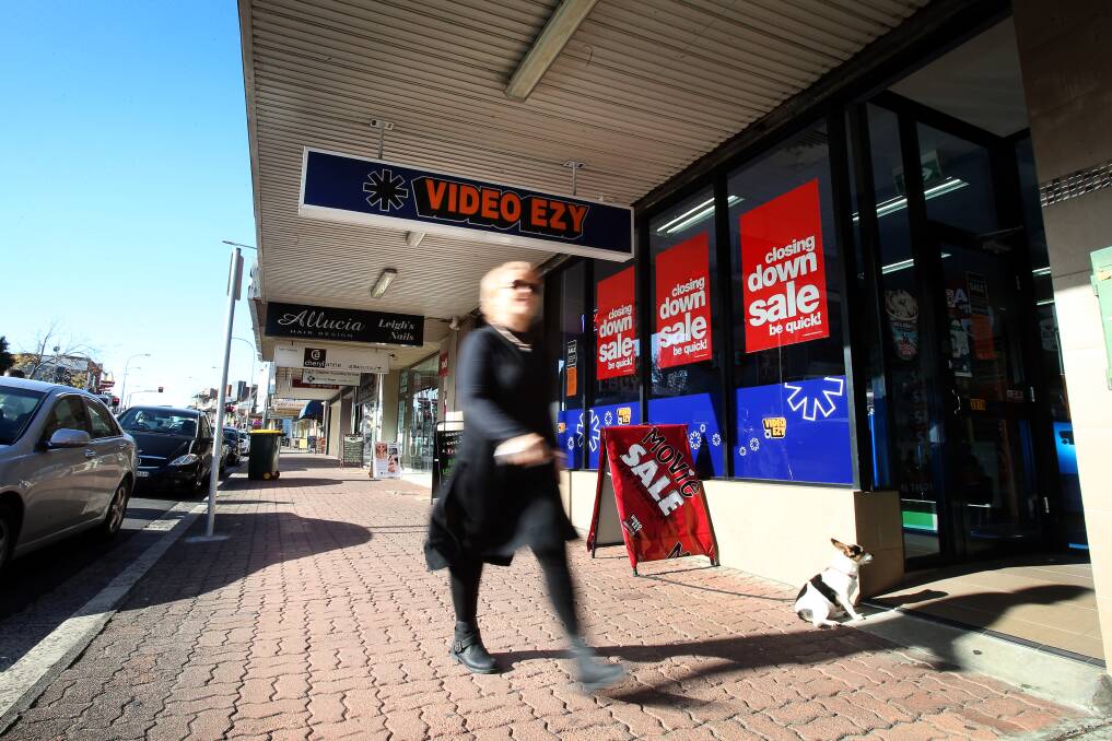 After 25 years in business, the Video Ezy store at Woonona is closing its doors. Picture: Sylvia Liber