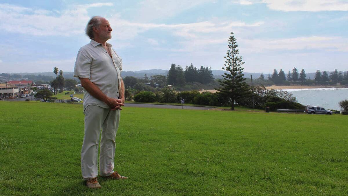 ENVISAGE: Sculpture Bermagui event manager Paul Payten looks over the Bermagui headland where the exhibition will commence in March.