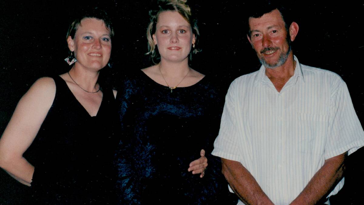 Anne and Steve Burrell with daughter, Corey.
