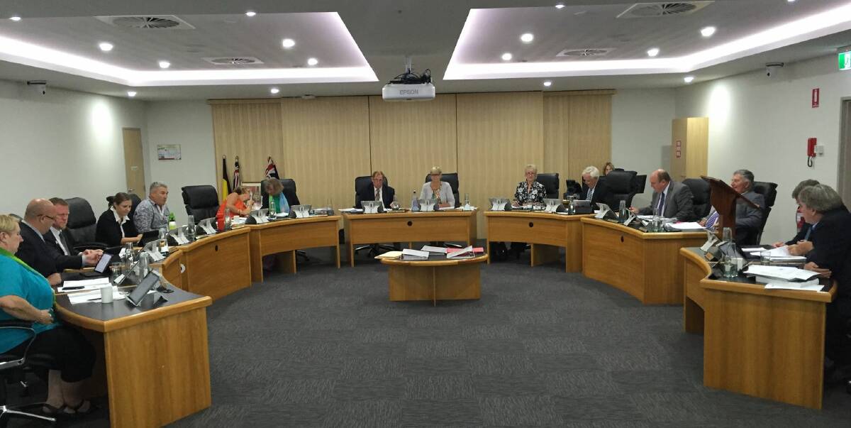 Moving experience: Councillors tried out the council chambers in the new civic centre for the first council meeting of 2016. The council meetings were also live streamed for the first time.