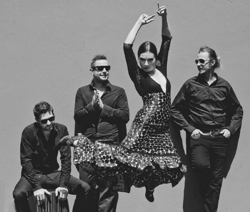 EXPLOSIVE PERFORMANCE: Flamenco band Bandaluzia will perform a concert at the Candelo Town Hall on December 9, then guitar and dance workshops the next day.