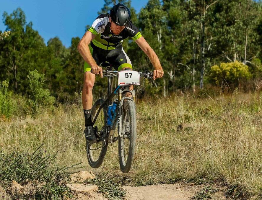 RIDE HARD: Toby Stewart of Pambula has been accepted as a wild card entry into the UCI Mountain Bike World Cup in Cairns. 