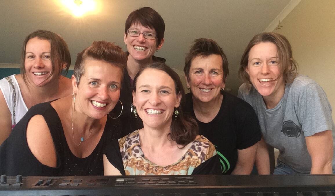 SMILES: Queen Tide are made up of local women (in no particular order) Colleen Spillane, Stacey Mills, Mandy Siegel, Cindy Dibley, Robyn Martin and Di Marshall.