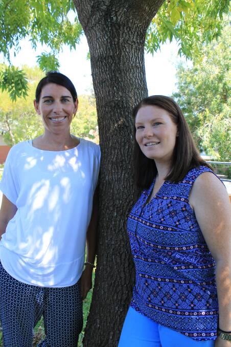 SEA CHANGE: Megan Bobbin and Kellie Umback are the two new permanent teachers at Tathra Public School this year. Picture: Albert McKnight