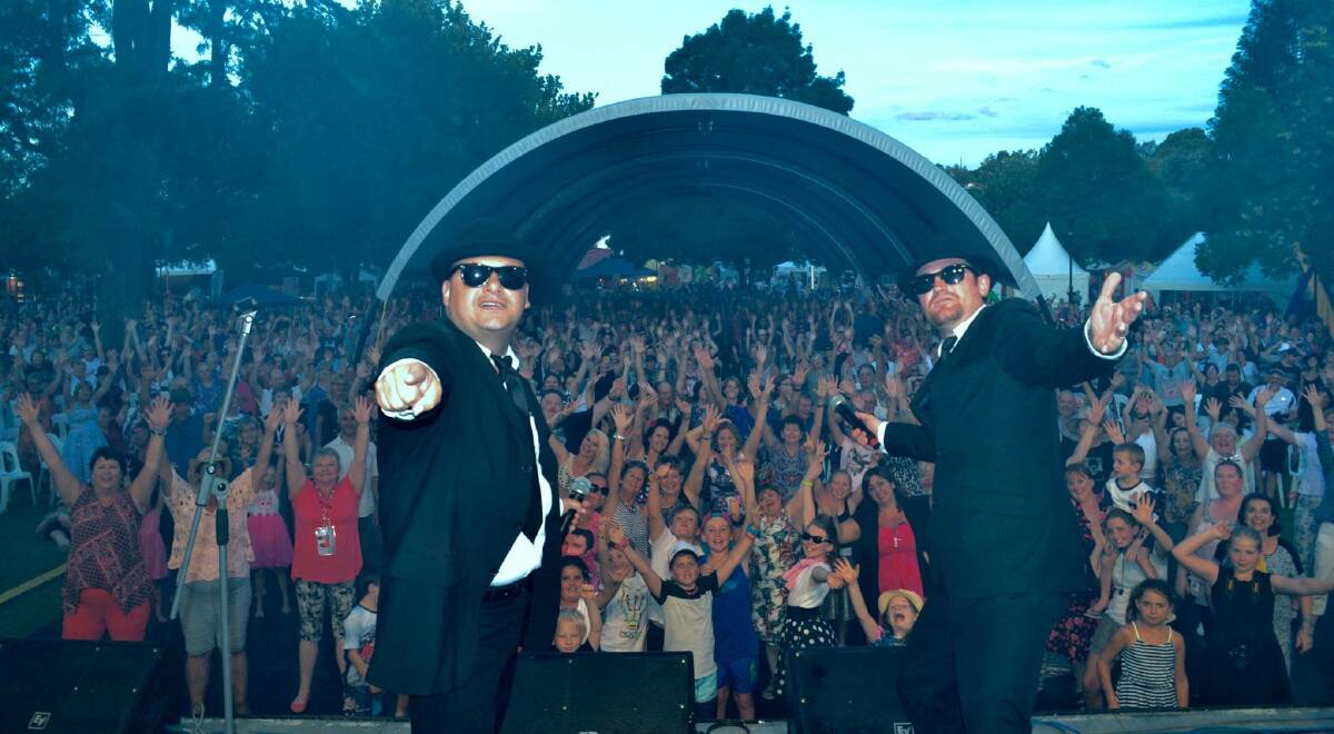 MUSIC AND THEATRE: The Blues Brothers Rebooted show featuring Shane Peters and Chris Clackson will play in Merimbula on August 5. 