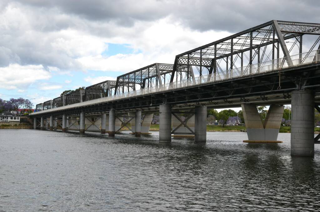 HISTORIC STRUCTURE: The 136-year-old Nowra bridge over the Shoalhaven River.