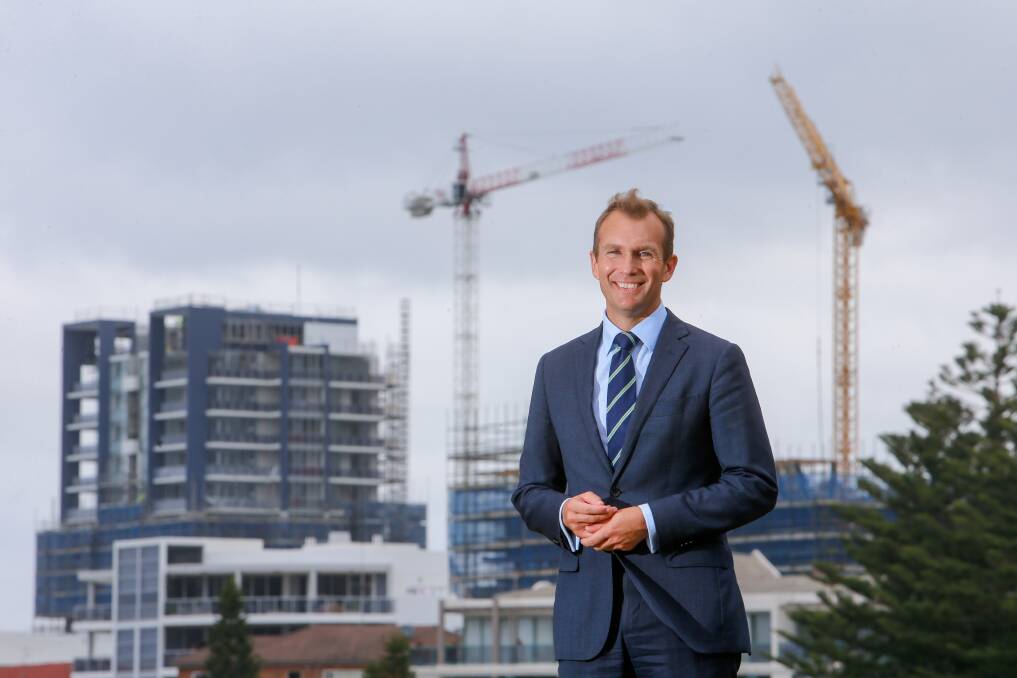 BOOM TOWN: 'Big opportunities are based around the transformation of the [Wollongong] economy,' says NSW Planning Minister Rob Stokes, who was the key speaker at a Property Council event at City Beach Function Centre. Picture: Adam McLean