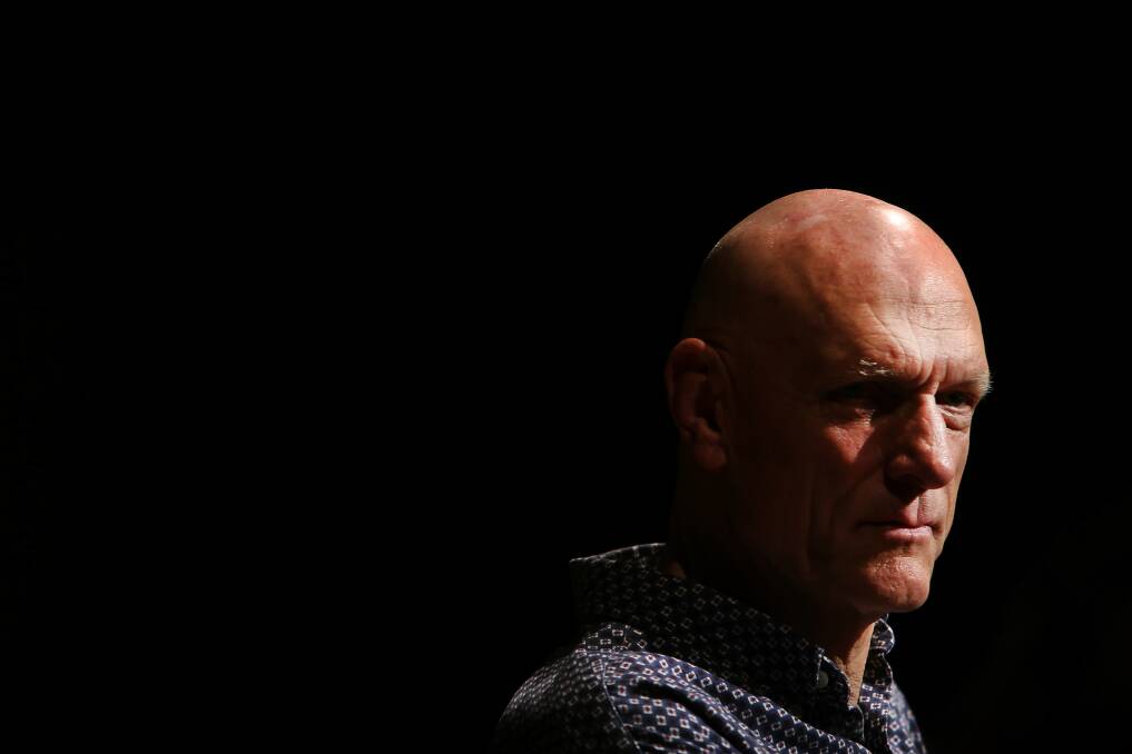  INSPIRING: Peter Garrett says creativity should be encouraged in everyone. He admits after getting singing lessons in early in his career he was told he should do something else, but he persisted. Picture: Sylvia Liber