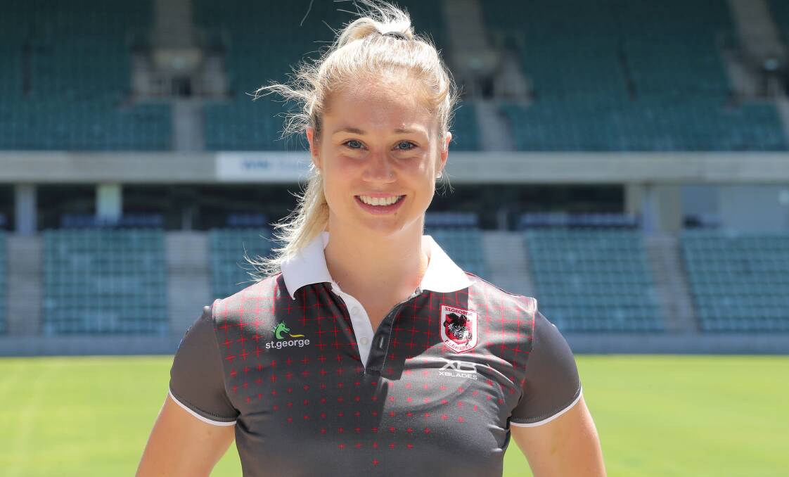 STRONG BACKING: Jillaroos star Kezie Apps. Picture: Dragons