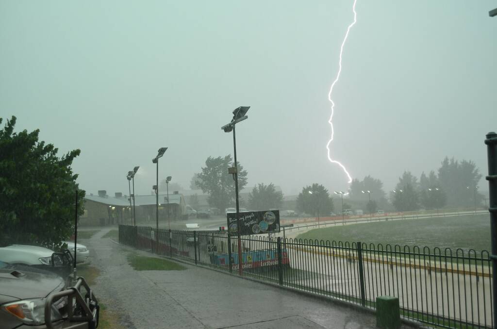 STRIKING TOO OFTEN: A severe thunderstorm brought heavy rainfall to the Central West on Monday. Photo: CHRIS SEABROOK