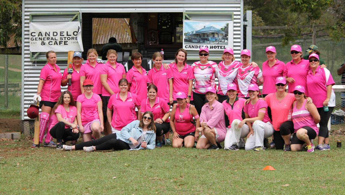 Batting for a cause: Ladies players from last year's Pink Stumps day will be returning with Kameruka hoping to break an Eden dominance. 
