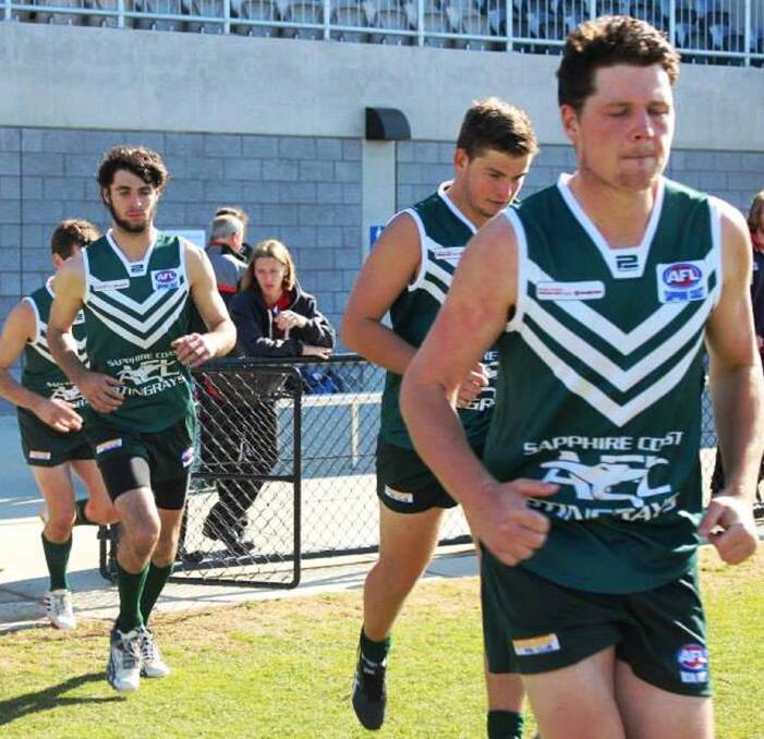 Track runout: Stingrays members run on for a representative clash last year with this year's preliminary line-up named. Picture: supplied