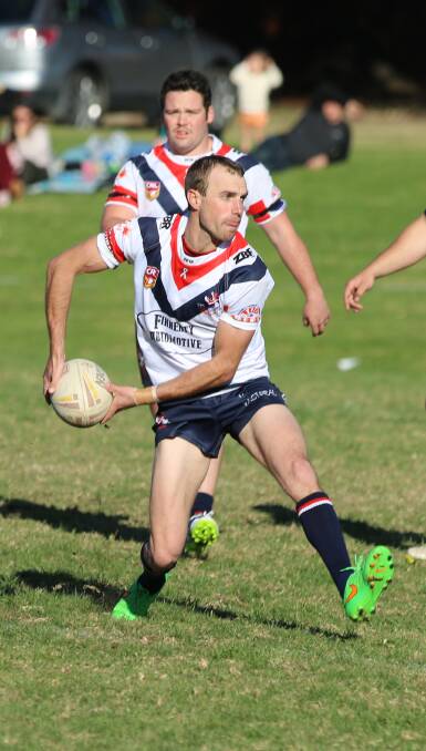 Good effort: Craig Dunham impressed in the Bega Roosters' loss to Bombala on the weekend, going down 36-24.