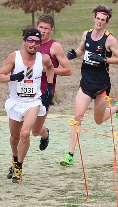 Ready to run: Former Bega Valley runner Russell Dessaix-Chin (left) is returning home to take on the inaugural Bega Fun Run on Sunday. Picture: Simon Doherty