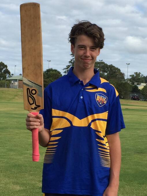 Bega-Angledale bowler Zac Harlow stunned with the bat, hitting 101 not-out against Wolumla recently as the Bulls head to semi-final play. 
