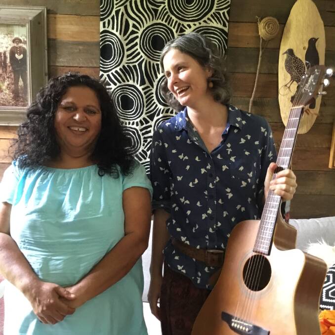 STORY TELLERS: Cheryl Davison and storyteller and songwriter Annie Bryant will present an afternoon in the Dreamtime through story, song and sharing, at Central Tilba. 