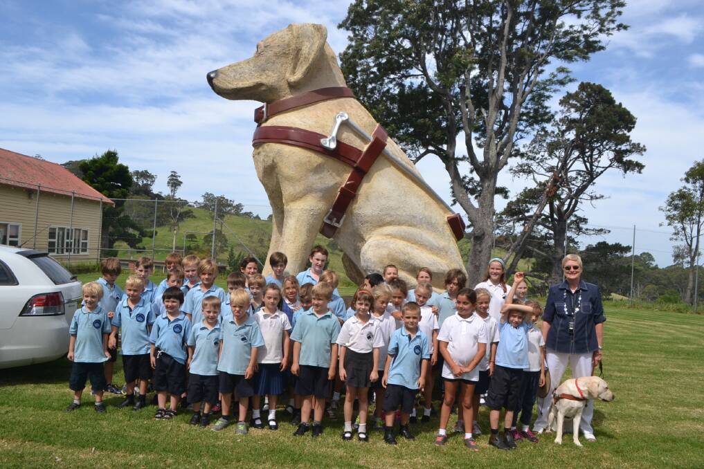Photos of the Guide Dogs NSW ACT tour at Tilba school 