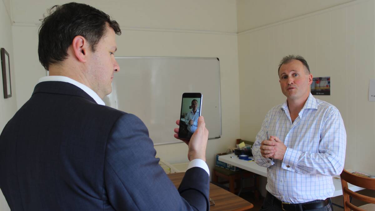 Labor's start-ups and digital innovation spokesman Ed Husic live tweets an interview with 2piSoftware and Into IT Sapphire Coast's Liam O’Duibhir on Friday.