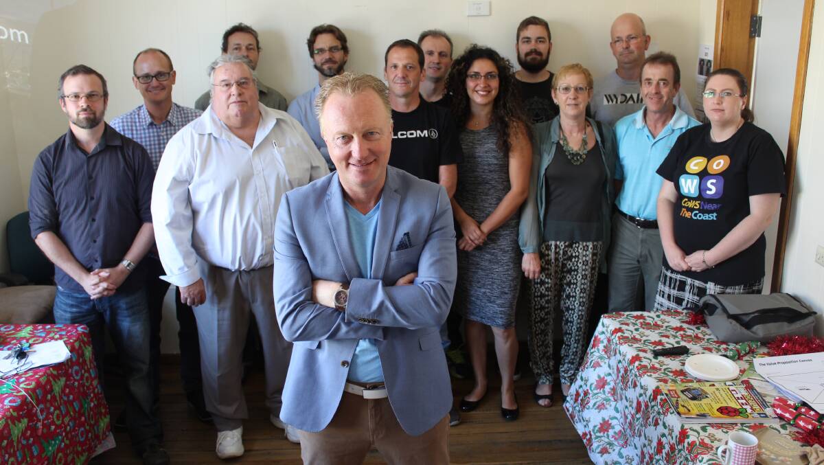 MENTOR: Director of IBM company SoftLayer, Brendan Yell visited Bega on Friday to talk about the pros and cons of running tech start-ups from regional areas. Picture: Alasdair McDonald