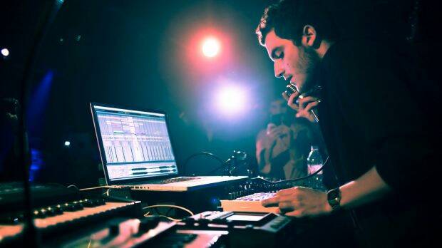 Digital artist Nicolas is known for his use of Ableton Live. Picture: Pascal Montary