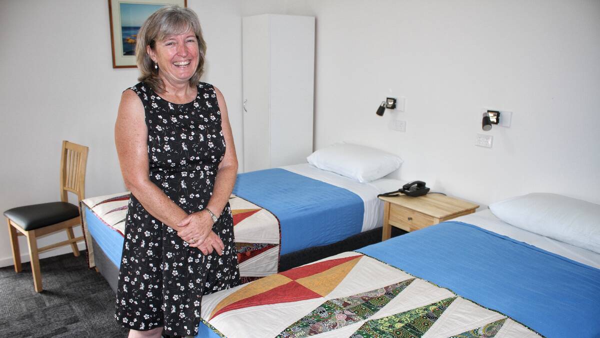 Community Carers Accommodation South East president Lynne Koerbin during the Stage 1 opening in December. Photo: Alasdair McDonald