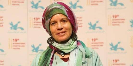 Evita Hofstetter in Iran for the 19th KANOON International Storytelling Festival. Picture: Supplied