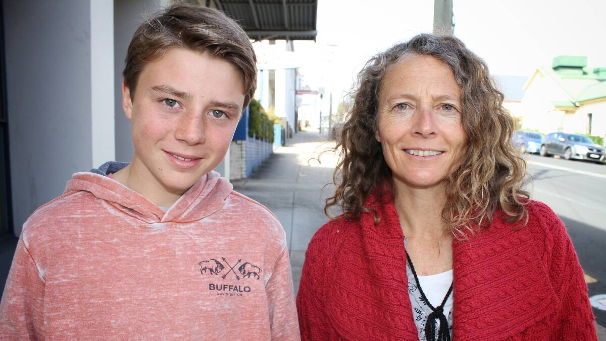 EQUAL RIGHTS: Tathra's Eddie Blewett and his mother Claire Blewett ahead of Tuesday's picnic from 10am at Parliament House where he hopes to meet Malcolm Turnbull.