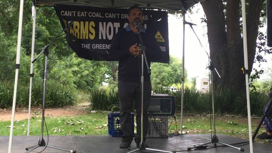 David Dixon shares his people's perspectives on climate change issues during Saturday’s Bega Valley Climate Action Festival.