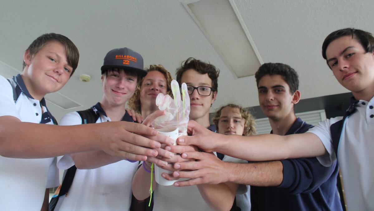 Students at the UON Science and Engineering Challenge at Sapphire Coast Turf Club on Friday, March 17