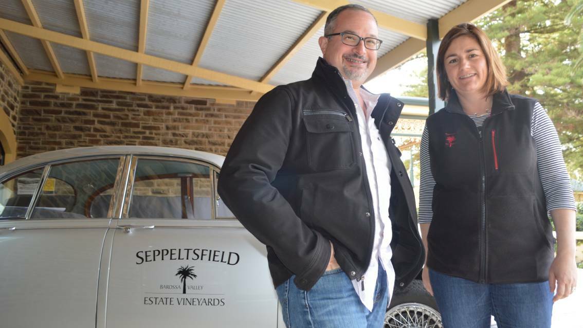 LOCAL DROP: US wine writer Jon Bonné spent Tuesday afternoon sampling Seppeltsfield's range with Senior Winemaker Fiona Donald.