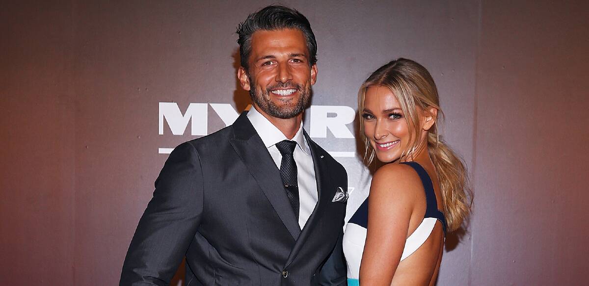 HAPPY COUPLE: Health professional/media personality Tim Robards and Anna Heinrich are not expecting a baby anytime soon. Picture: Daniel Pockett/Getty Images