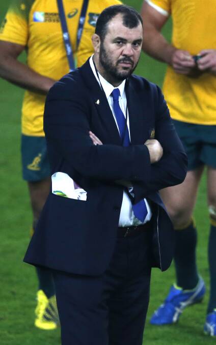 Not a good look: Australian coach Michael Cheika did the Wallabies no favours with his complaints about the Kiwi press after last weekend's loss to the All Blacks.