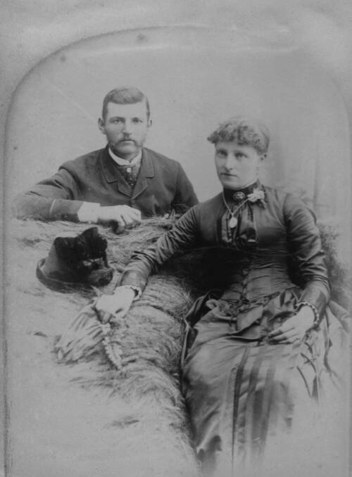 John Marshall Black, pictured with his wife, had a rocky start after migrating from Scotland to the colonies. He later went on to great success.