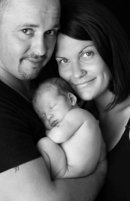 Beautiful bub:  Glynn & Ketryn Lucas have welcomed their son Kylan Jack Lucas, born on July 28.