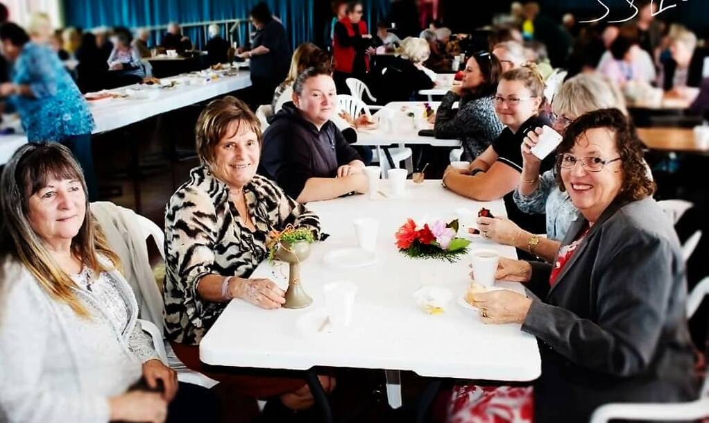 Guests enjoy the Bermagui Country Club Biggest Morning Tea. Photo: Seaspray Images 