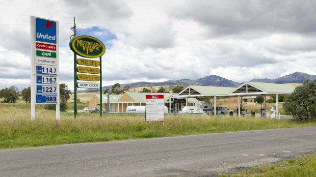 The United service station in Michelago where Rod Camilleri filled up his car. Photo: Supplied